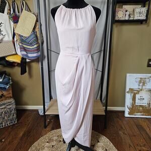 Shona Joy High Neck Ruched Ballet Dress – Size 2 (NWT)